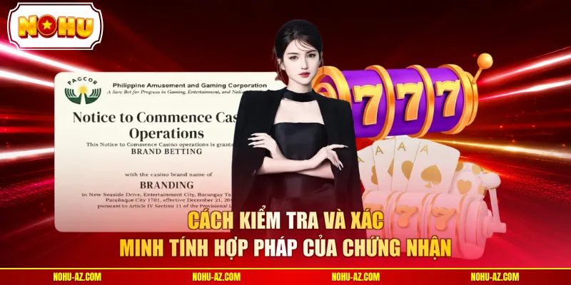 Cách kiểm tra và xác minh tính hợp pháp của chứng nhận