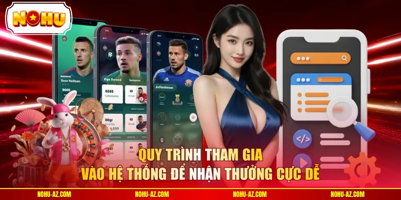 Quy trình tham gia vào hệ thống để nhận thưởng cực dễ